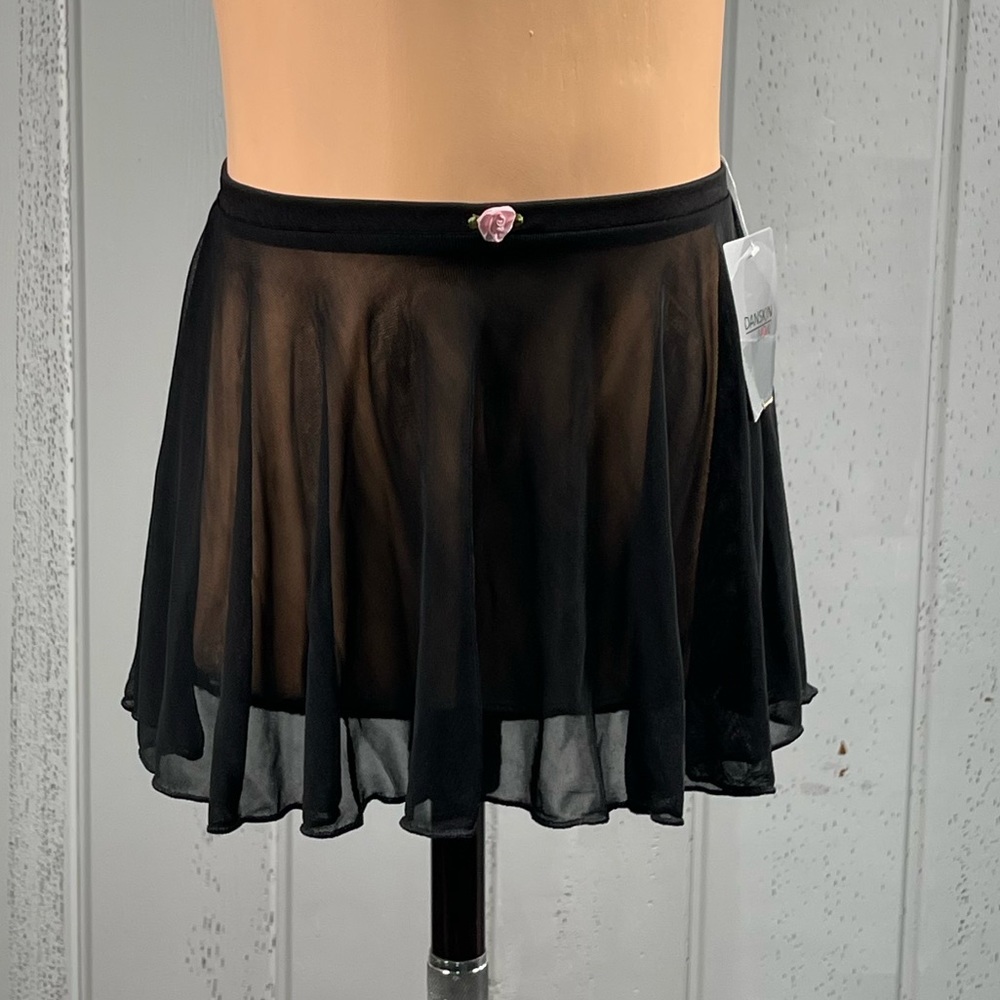 NWT Danskin Ballerina Black Tutu Skit Size 10-12